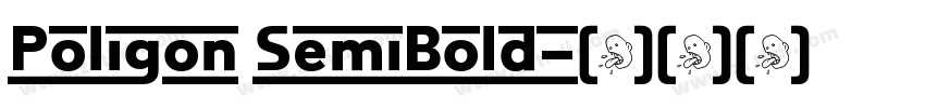 Poligon SemiBold字体转换